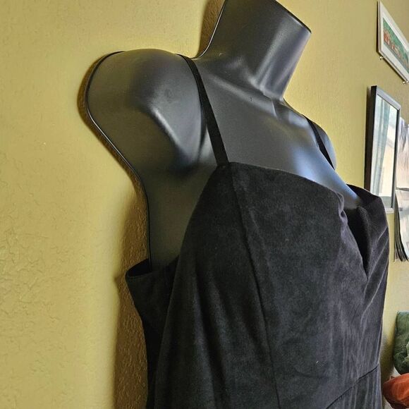 Missguided Faux Suede Midi Dress - Picture 3 of 8